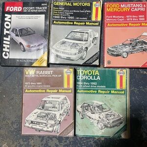 Haynes and chilton car repair books